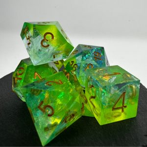 Sharp Edged Resin Dice